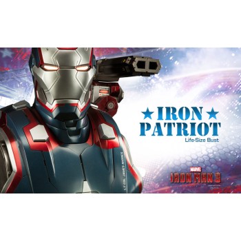Iron Man 3 1/1 Iron Patriot Life Size Bust 66 cm